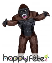 Costume de gorille gonflable pour adulte, image 1