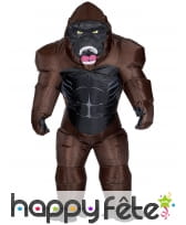 Costume de gorille gonflable pour adulte