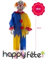 Clown de Halloween à suspendre, 90cm, image 1