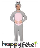 Combinaison de hippopotame pour adulte