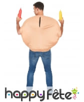 Costume de hamburger pour adulte, image 2