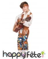 Costume de hippie pour garçon, pantalon à motifs, image 2