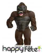 Costume de King Kong gonflable pour adulte