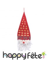 Calendrier de l'avent père Noël