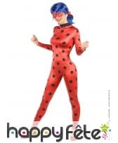 Combinaison de ladybug pour femme avec masque