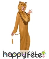 Combinaison de lion à capuche pour adulte, image 1