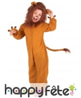 Combinaison de lion roi de la jungle pour enfant, image 1