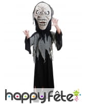 Costume de la mort avec grosse tête pour enfant