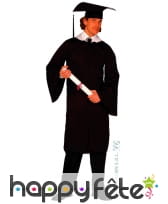 Costume de lauréat avec toge