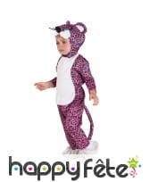 Costume de léopard rose pour bébé