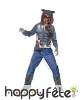 Costume de loup garou zombie pour enfant