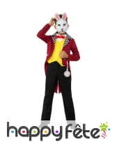 Costume du lapin blanc d'Alice pour enfant