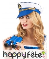 Casquette de marin blanche et bleue, image 1
