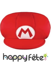 Casquette de Mario taille enfant