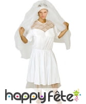 Costume de mariée blanche pour homme