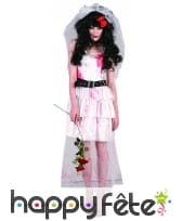 Costume de mariée zombie taché de sang, image 1