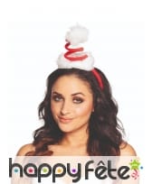 Chapeau de Noël en spirale pour adulte