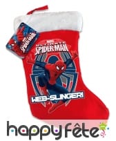 Chaussette de Noël Spiderman