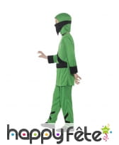 Costume de ninja vert pour enfant, image 1