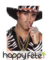 Collier avec pendentif dollar doré, image 1