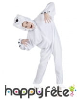 Combinaison d'ours blanc en peluche, image 1