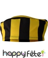 Calot de prisonnier noir et jaune, image 1