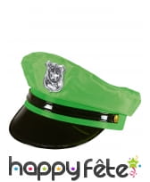 Casquette de police verte, image 1