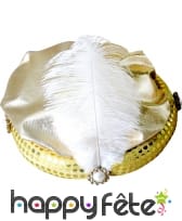 Chapeau de pacha avec plume