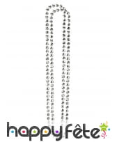 Collier de perles boules disco, double rangée, image 1