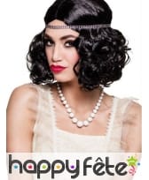 Collier de perles nacrées blanches, 48cm