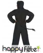 Combinaison de panthère noire avec capuche, homme, image 2