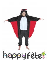 Combinaison de petite chauve souris noire