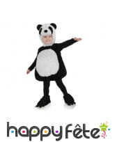 Costume de panda en peluche pour enfant