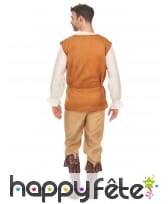 Costume de paysan médiéval pour homme adulte, image 3