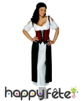 Costume de paysanne du moyen-age