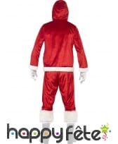 Costume Père Noël Homme – Sweat à Capuche Polaire, Coupe Oversize, Pour Fêtes Et Décontracté