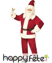 Costume de père noel us en velour xl, image 1