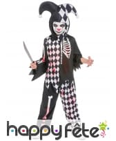 Costume de petit Arlequin tueur en sang