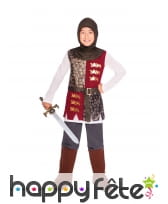 Costume de petit chevalier médiéval pour enfant