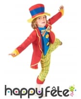 Costume de petit clown rouge et jaune, image 1