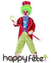 Costume de petit clown rouge et jaune, image 3