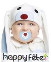 Costume de petit lapin bleu pour bébé, luxe, image 1