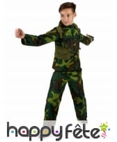 Costume de petit Militaire pour garçon, image 1