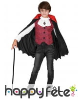 Costume de petit vampire avec cape mi-longue, image 1