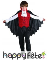 Costume de petit vampire avec cape mi-longue, image 3
