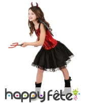 Costume de petite diablesse avec jupe en tulle, image 1