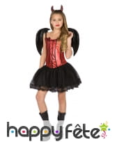 Costume de petite diablesse avec jupe en tulle, image 2