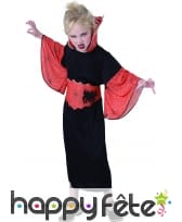 Costume de petite sorcière araignée noir orange, image 3