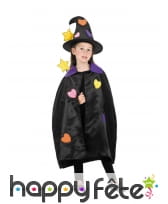 Costume de petite sorcière patchwork