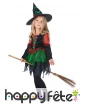 Costume de petite sorcière verte avec tulle, image 1